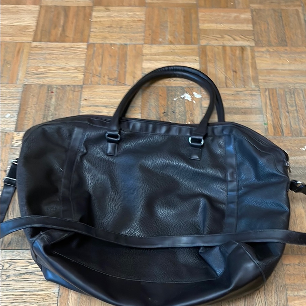 Black Leather Men's Bag